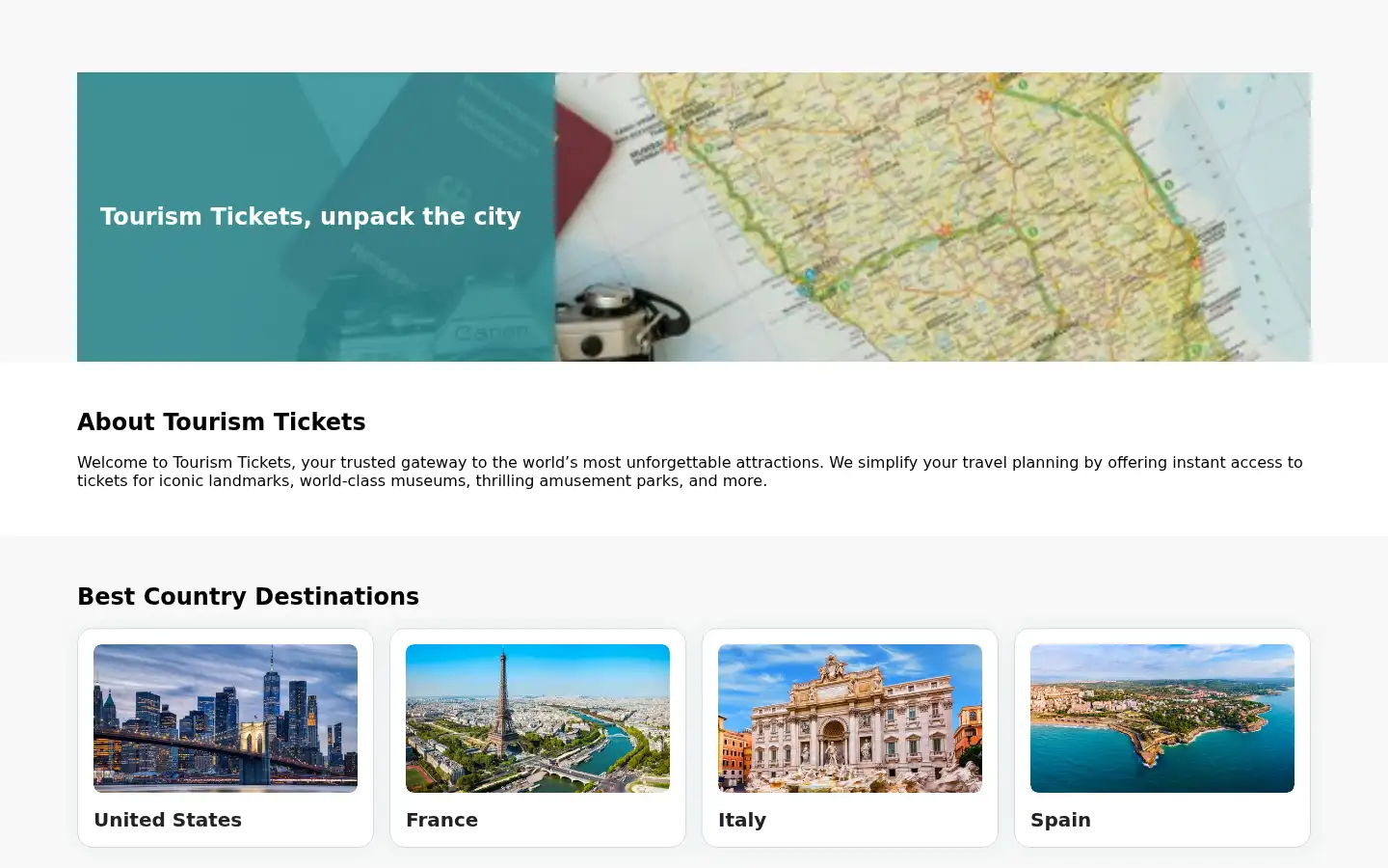 Screenshot of tourism-tickets.com