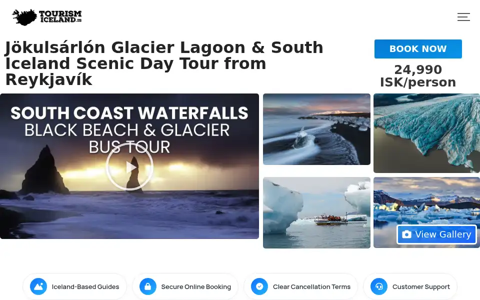 Screenshot of tourismiceland.is