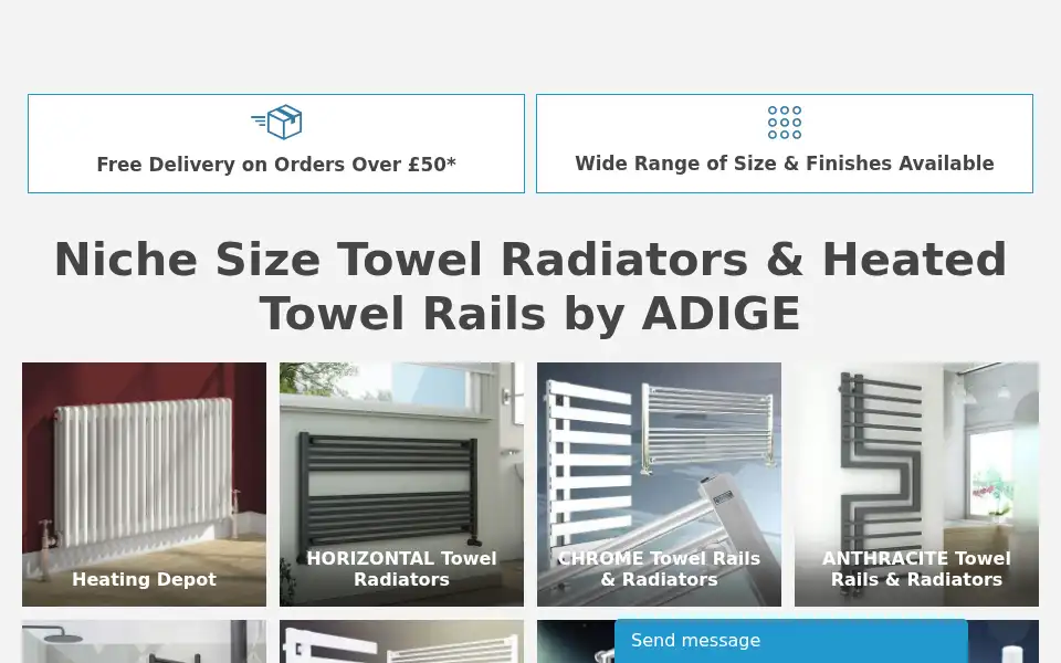 Screenshot of towelradiator.co.uk