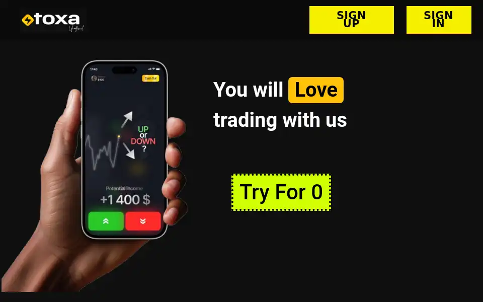 Screenshot of toxa.trade