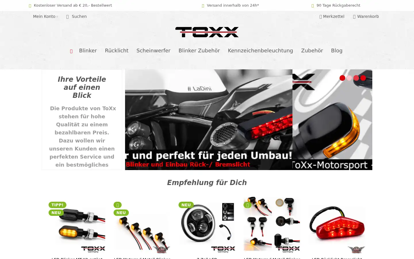 Screenshot of toxx-motorsport.de