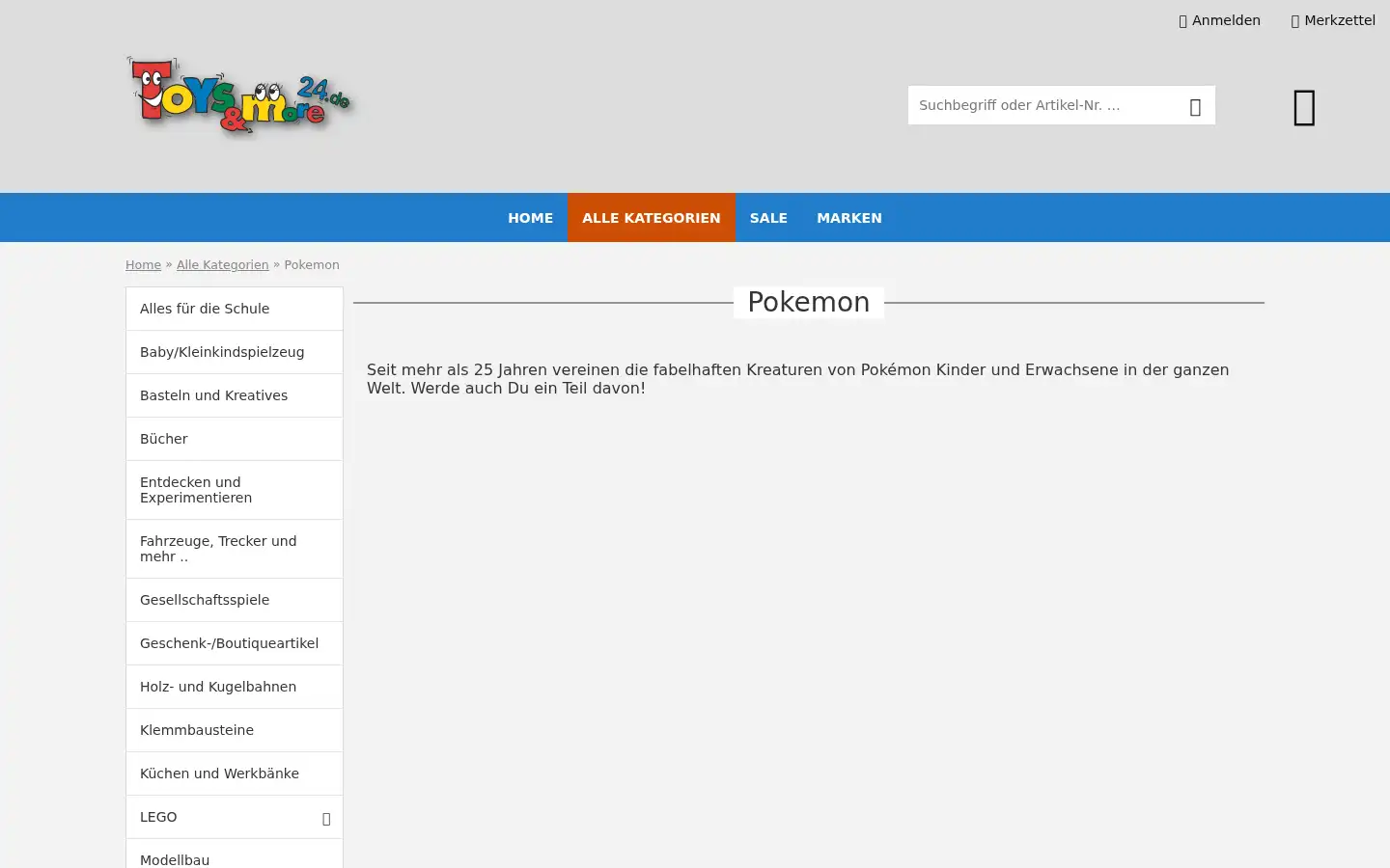 Screenshot of toys-more24.de