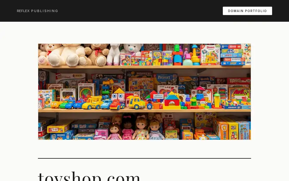 Screenshot of toyshop.com