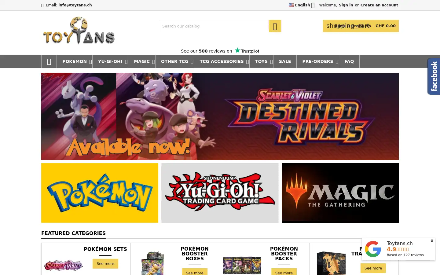 Screenshot of toytans.ch