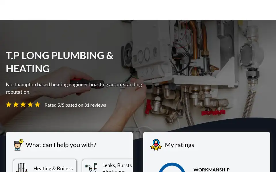 Screenshot of tplong.co.uk