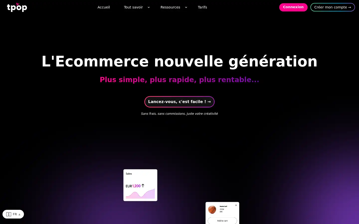Screenshot of tpop.com