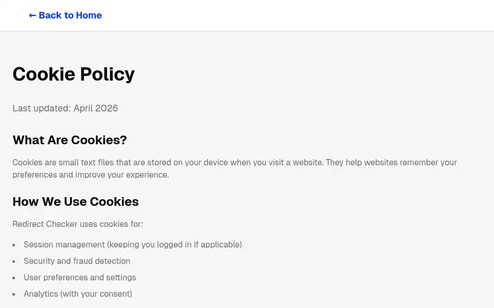 Screenshot of traceredirect.com