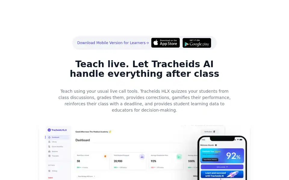 Screenshot of tracheidshlx.com