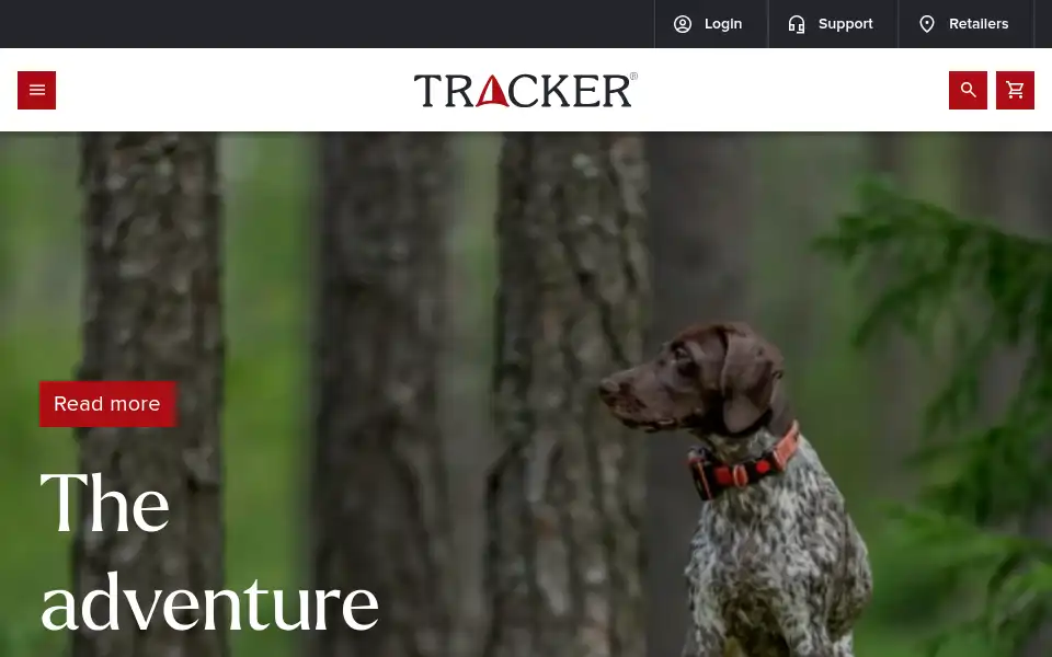 Screenshot of tracker.fi