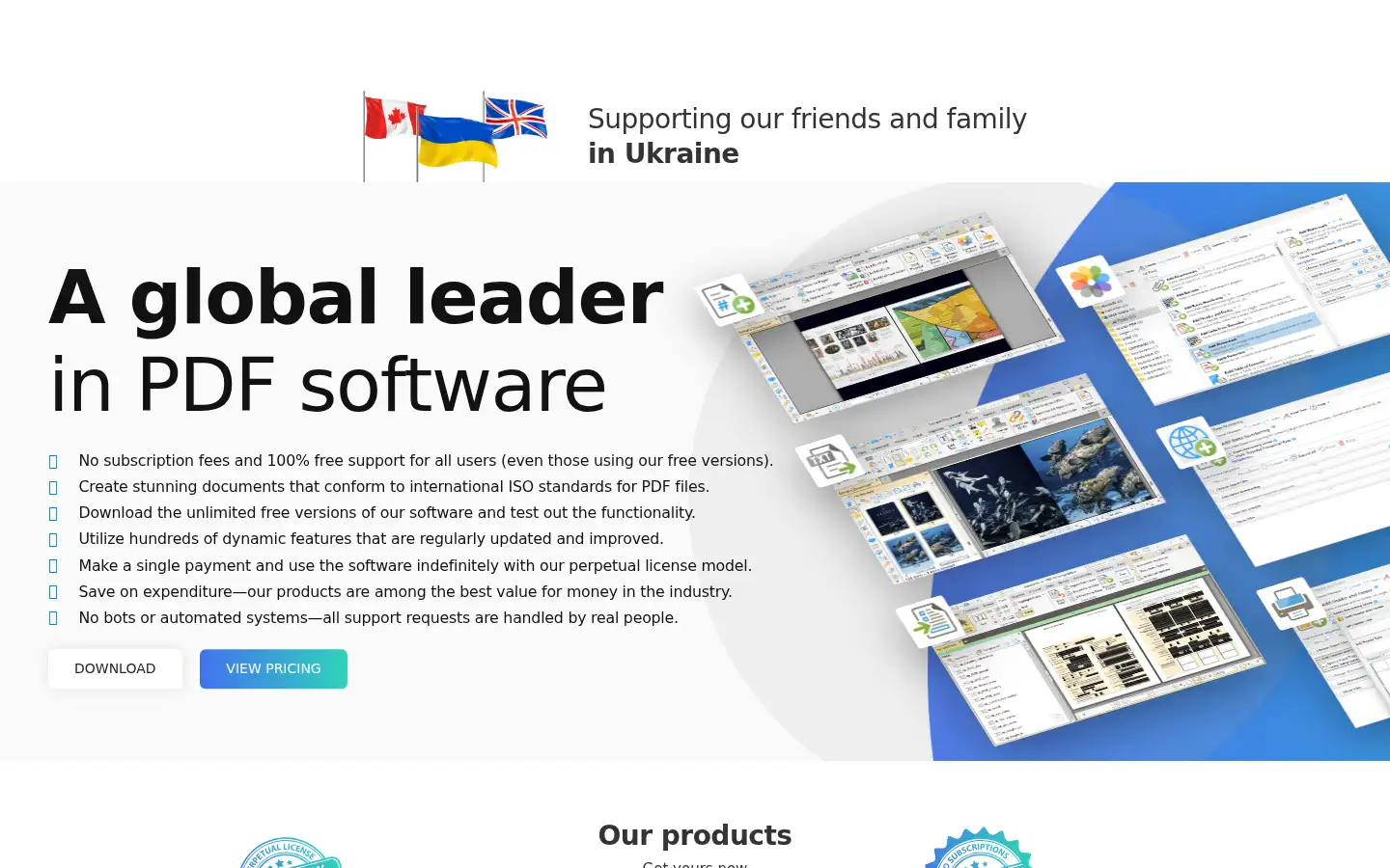 Screenshot of tracker-software.com