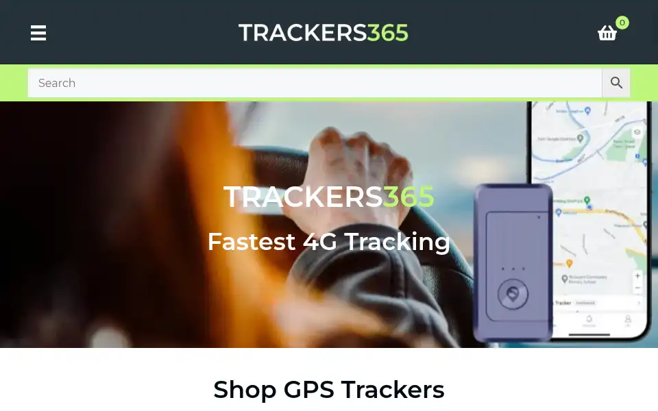 Screenshot of trackers365.co.uk