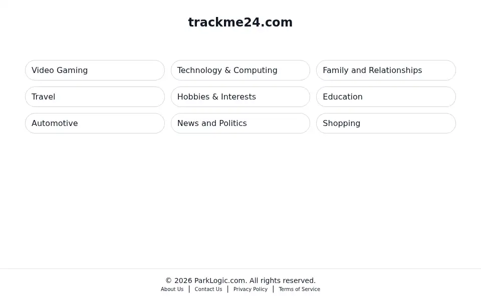 Screenshot of trackme24.com