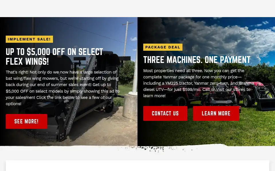 Screenshot of tractorbob.com