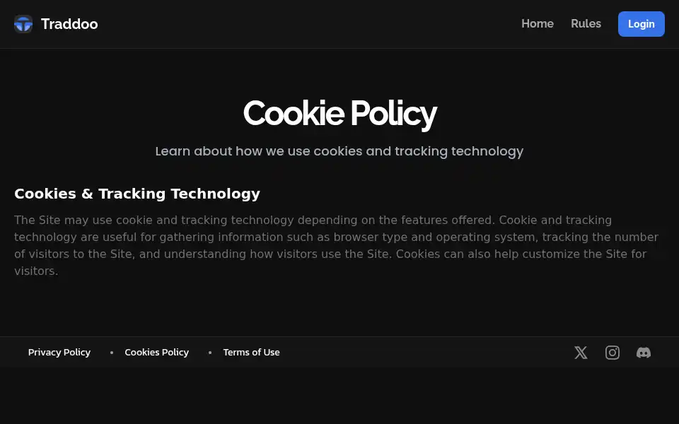 Screenshot of traddoo.com