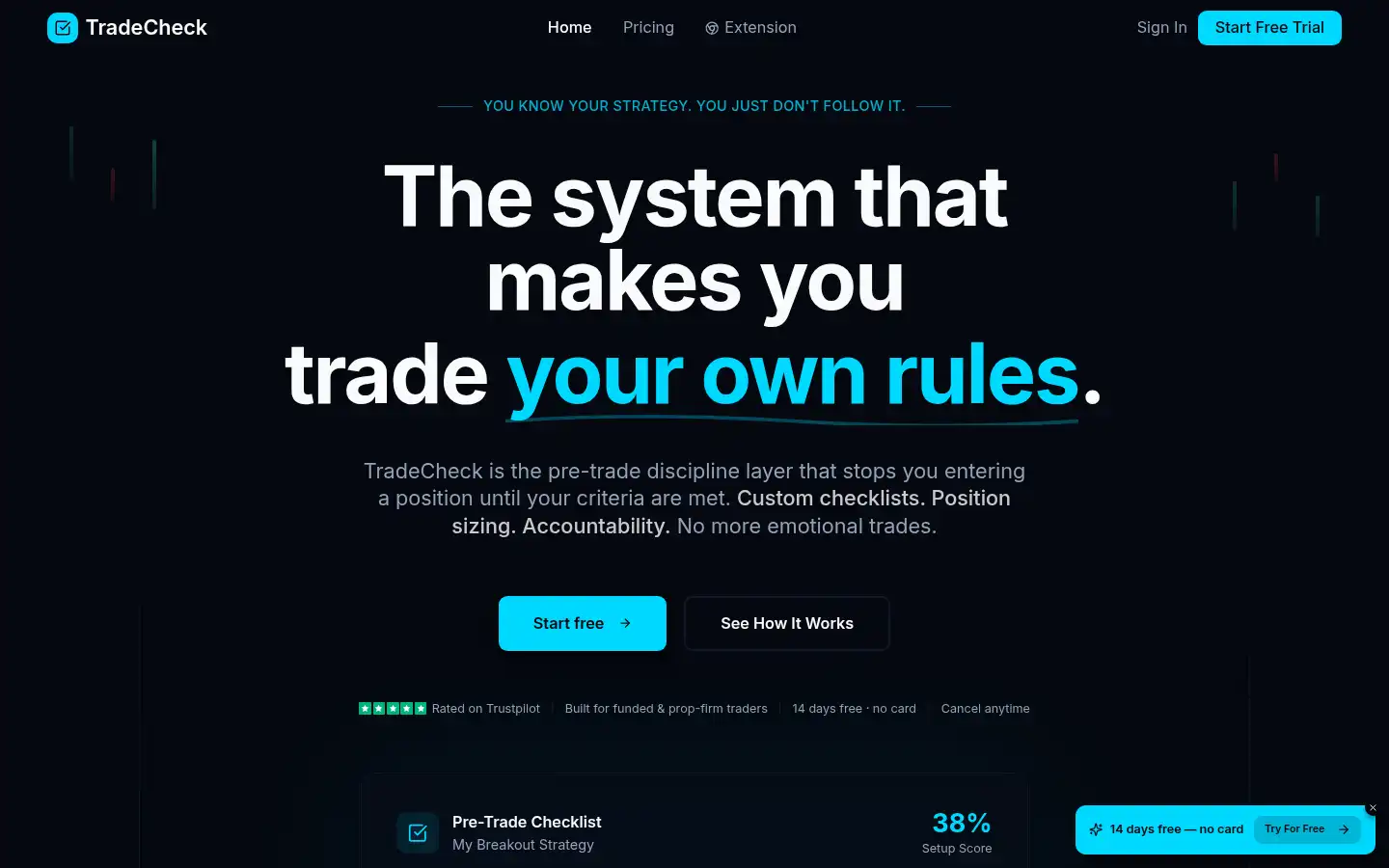 Screenshot of trade-check.co.uk