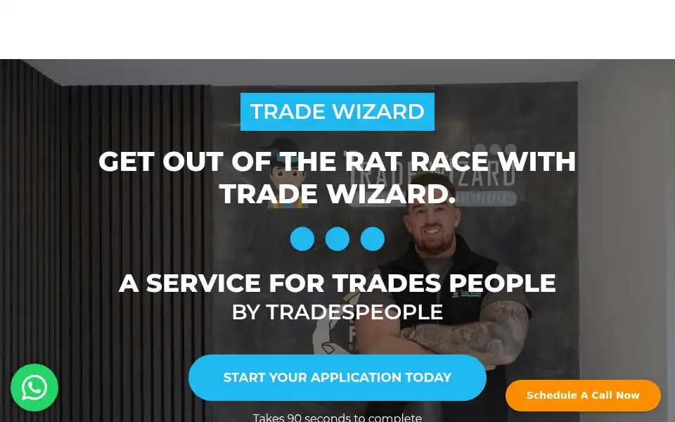 Screenshot of trade-wizard.co.uk