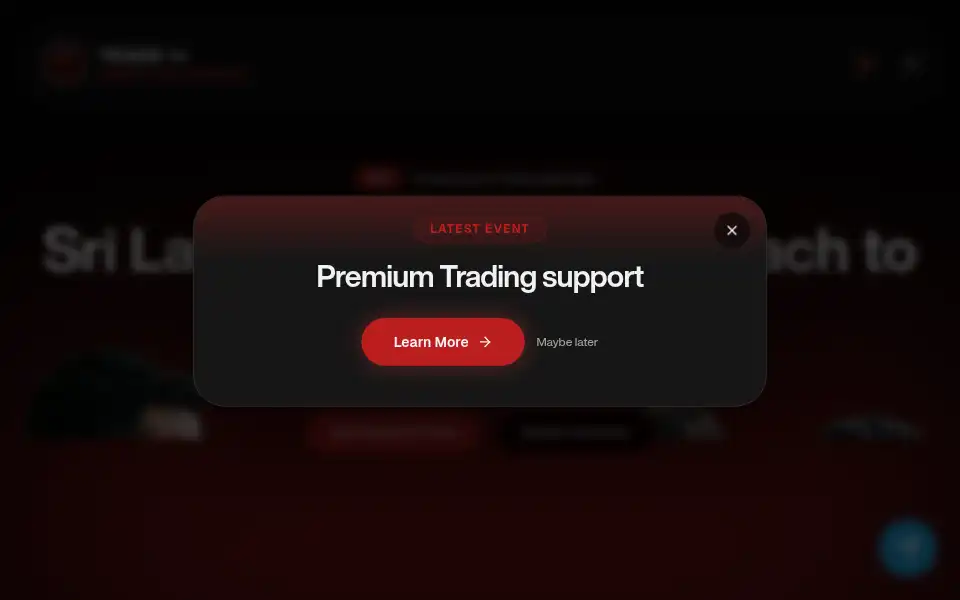 Screenshot of trade1plus.lk