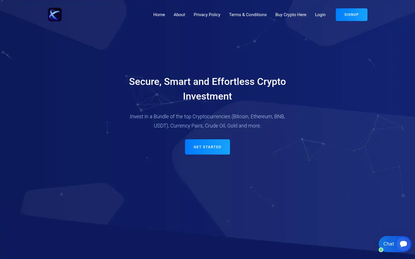 Screenshot of tradebitinvestments.com