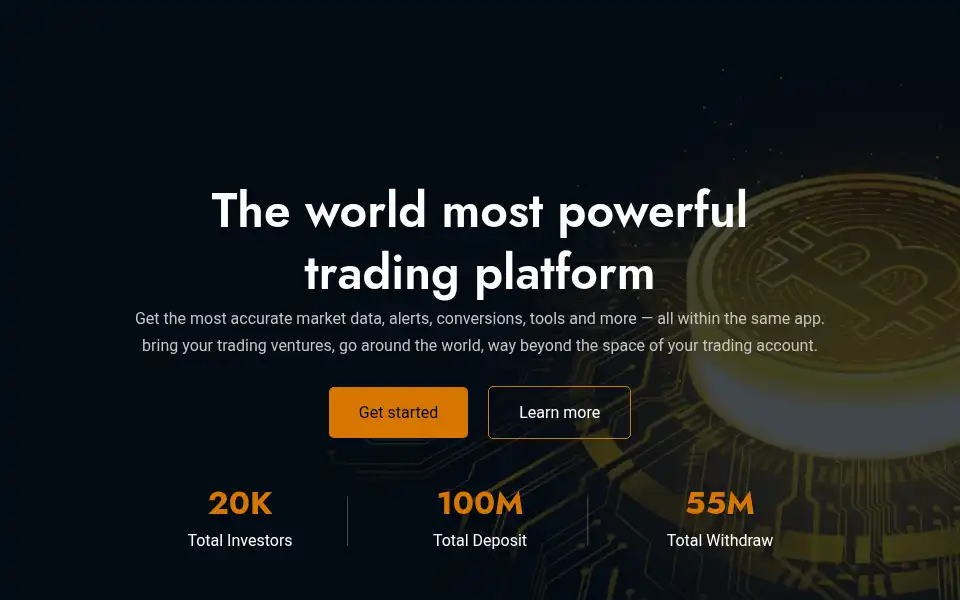 Screenshot of tradeforex-crypto.com