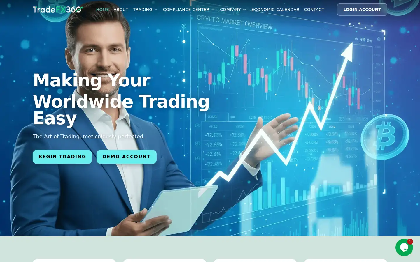 Screenshot of tradefx360.com