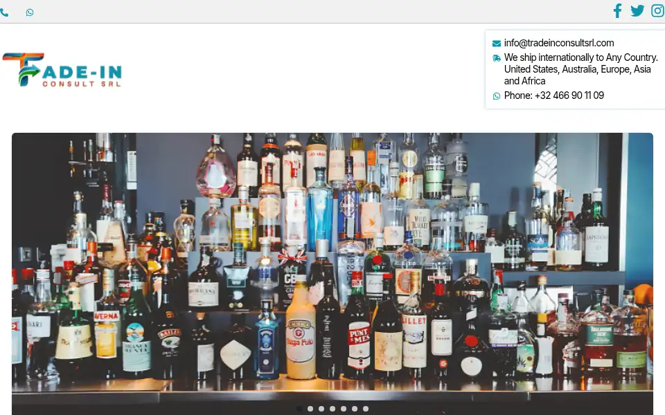 Screenshot of tradeinconsultsrl.com