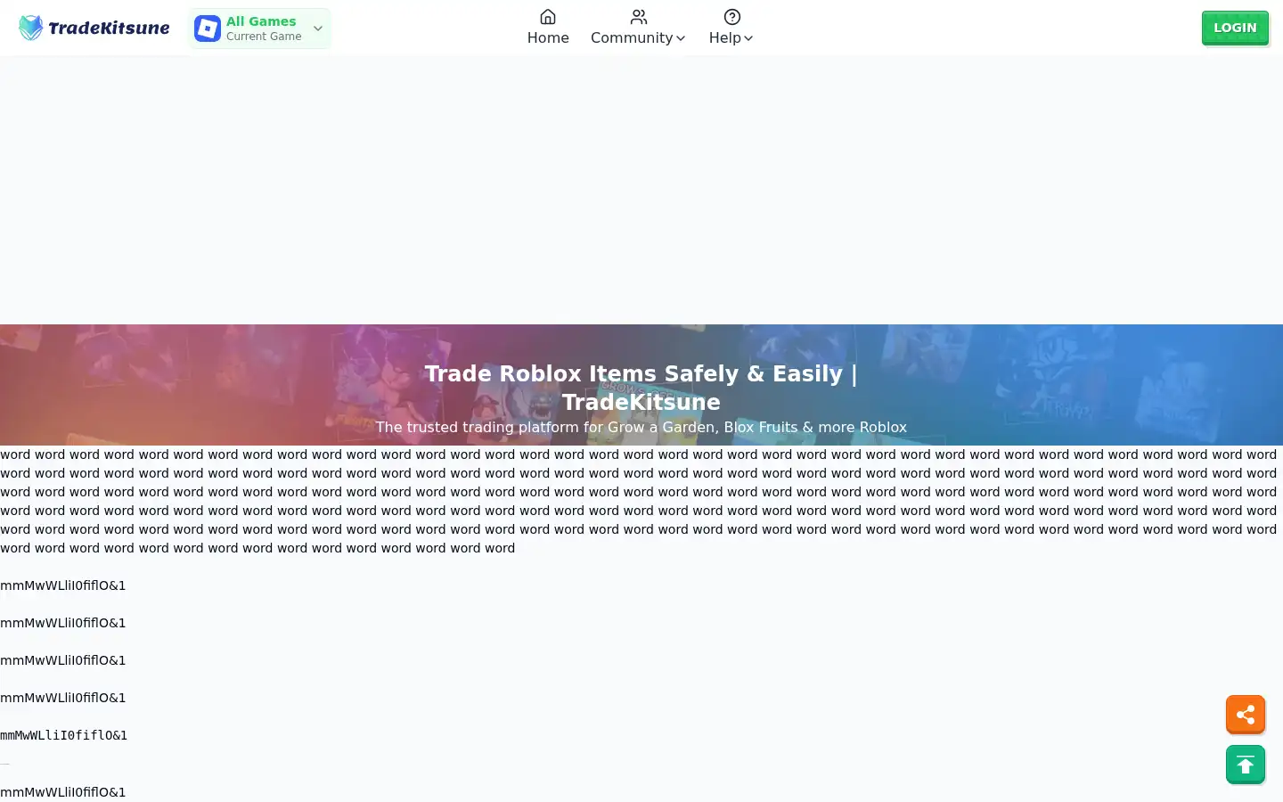 Screenshot of tradekitsune.com