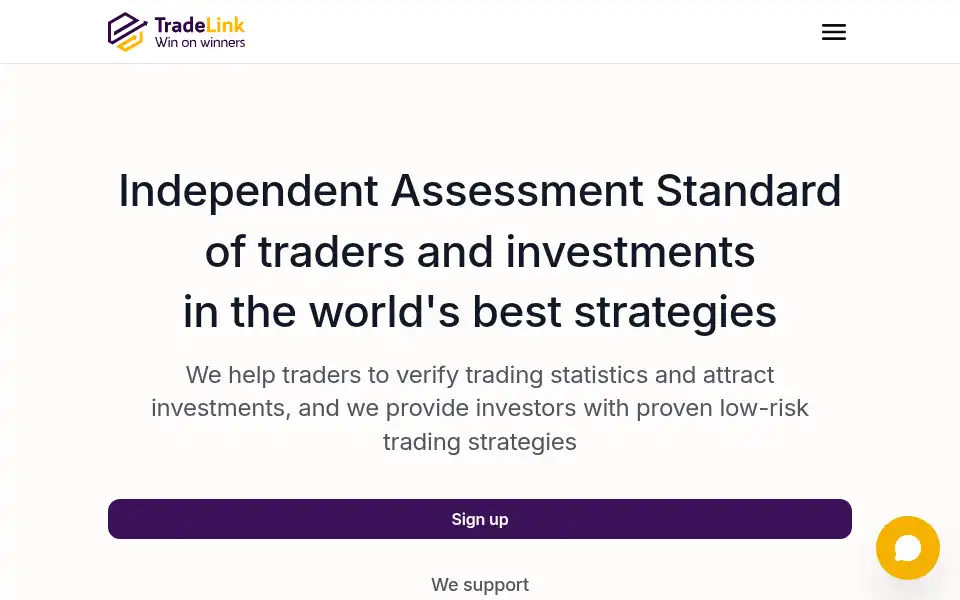 Screenshot of tradelink.pro