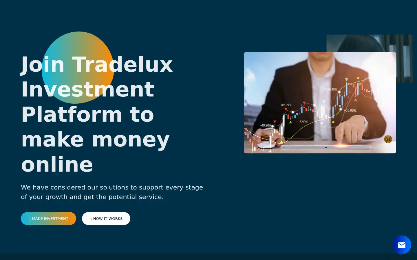 Screenshot of tradeluxx.org