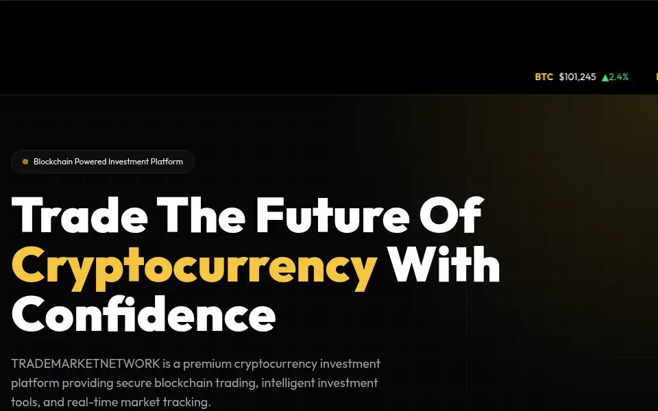 Screenshot of trademarketnetwork.com