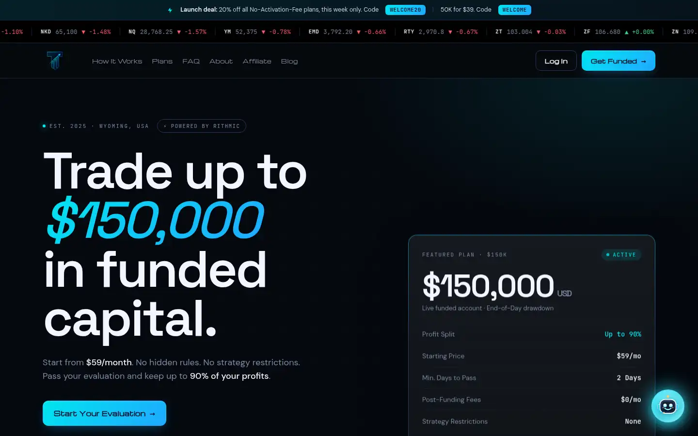 Screenshot of tradentry.org