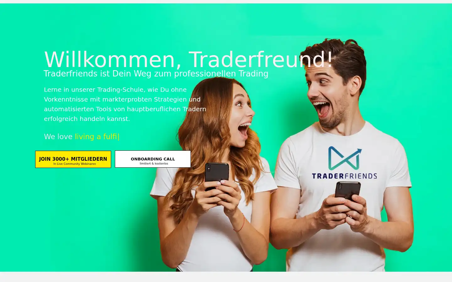 Screenshot of traderfriends.de