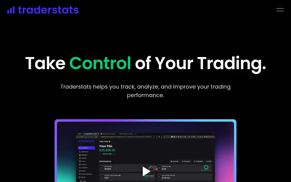 Screenshot of traderstats.app