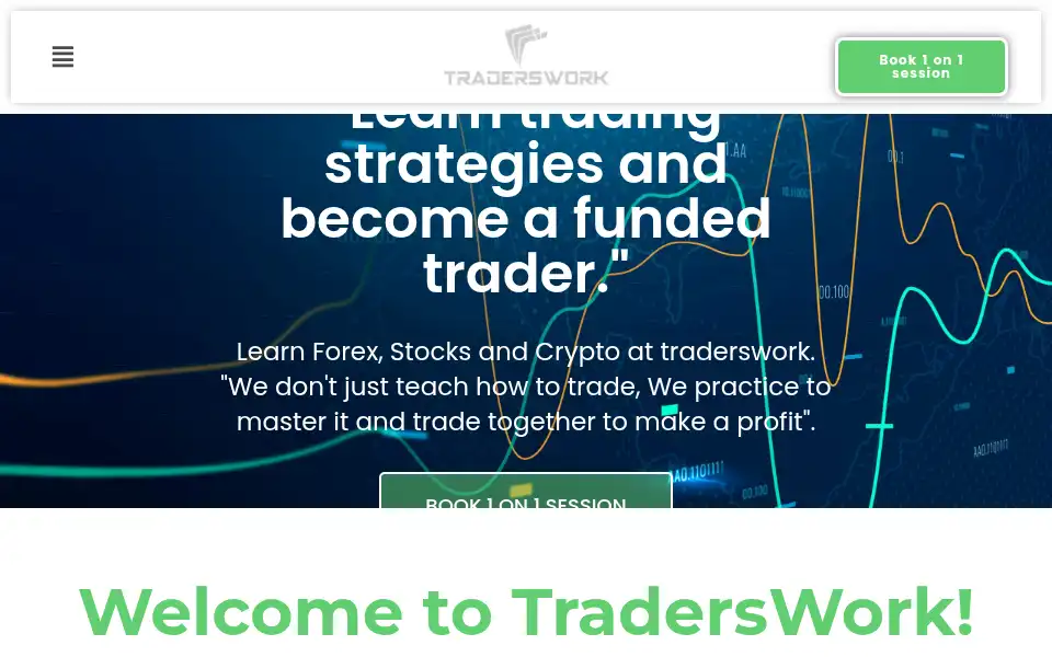 Screenshot of traderswork.com