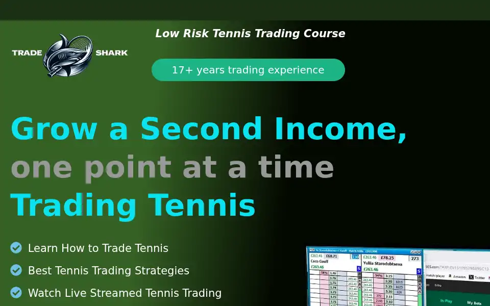 Screenshot of tradesharktennis.com