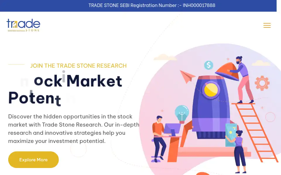 Screenshot of tradestoneresearch.com