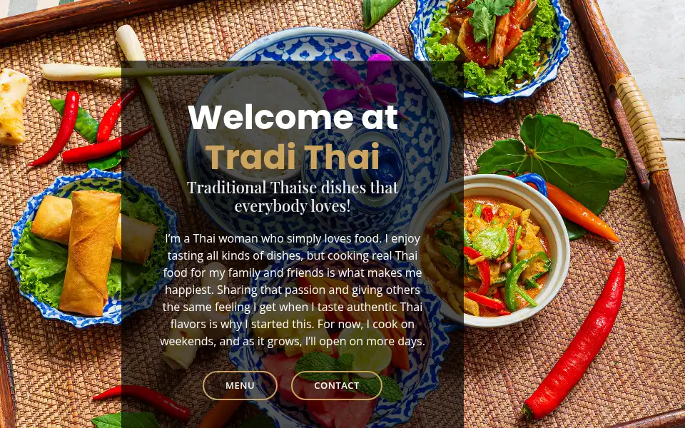 Screenshot of tradi-thai.com