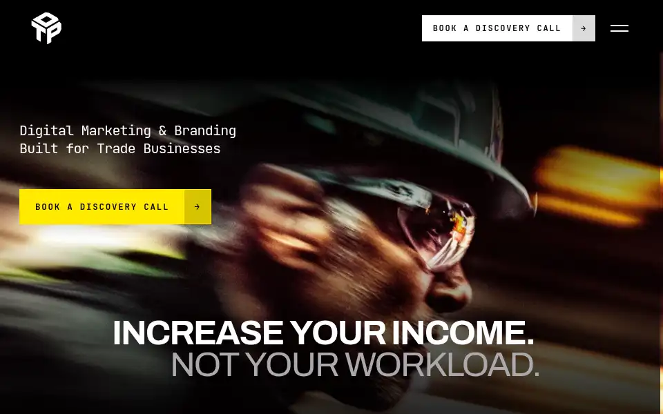 Screenshot of tradiedigitalpros.com