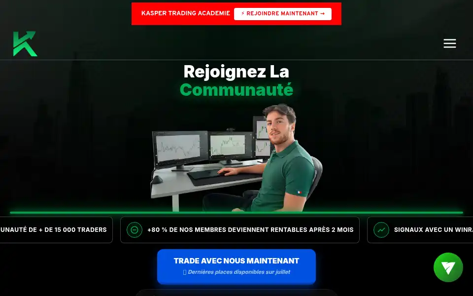 Screenshot of tradingkasper.com