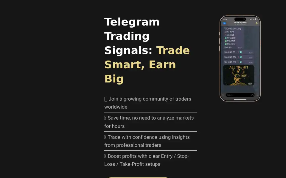 Screenshot of tradingsignals24.com