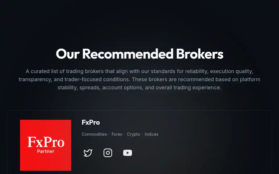 Screenshot of tradlytics.com
