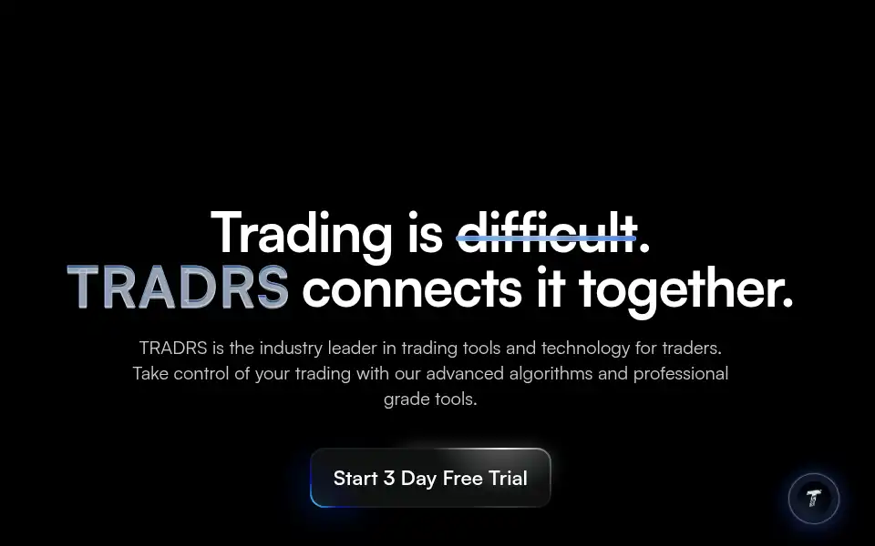 Screenshot of tradrs.com