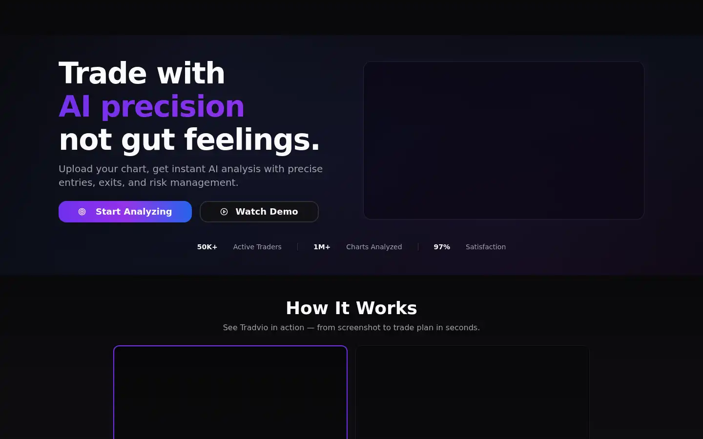 Screenshot of tradvio.com