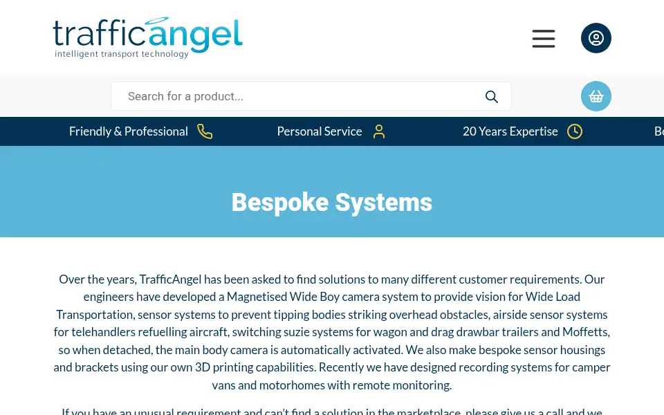 Screenshot of trafficangel.co.uk