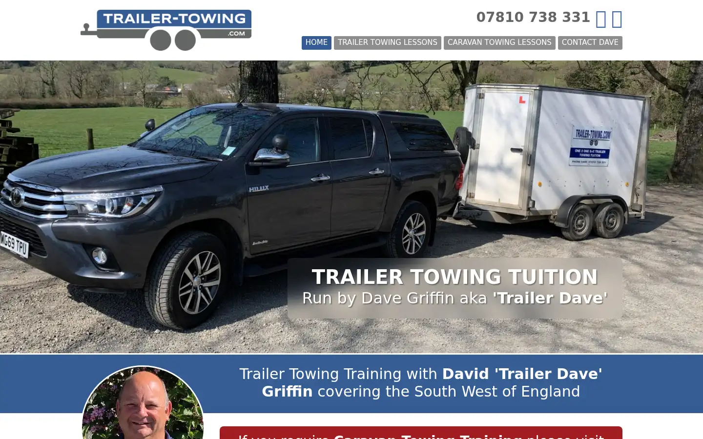 Screenshot of trailer-towing.com