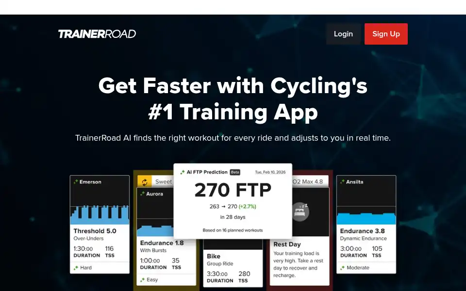 Screenshot of trainerroad.com