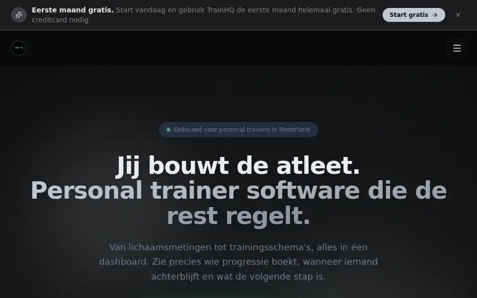 Screenshot of trainhq.nl