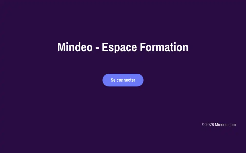 Screenshot of training.mindeo.com