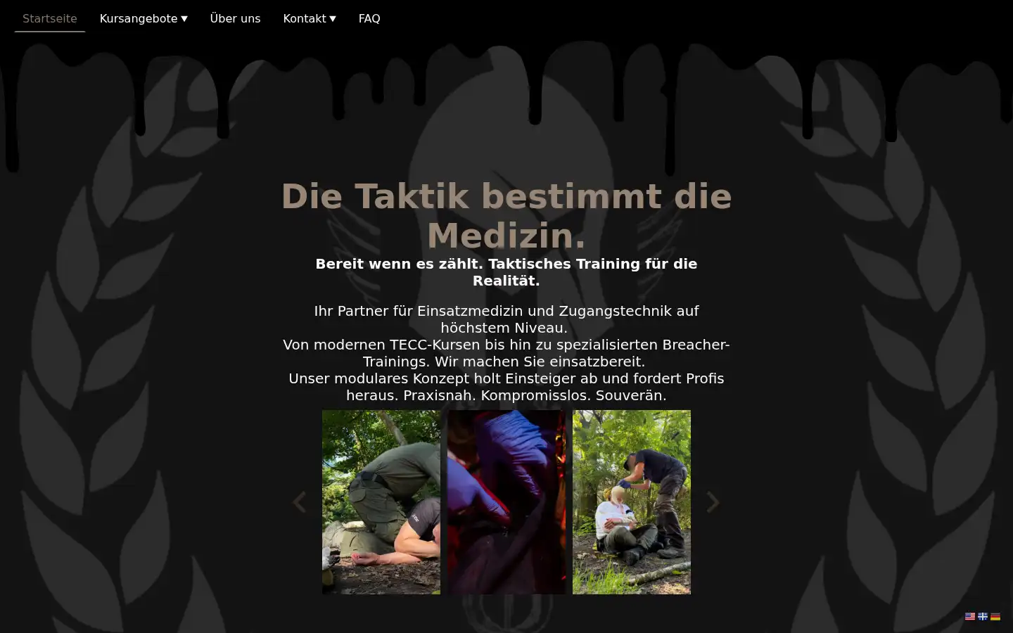 Screenshot of training-zba.de