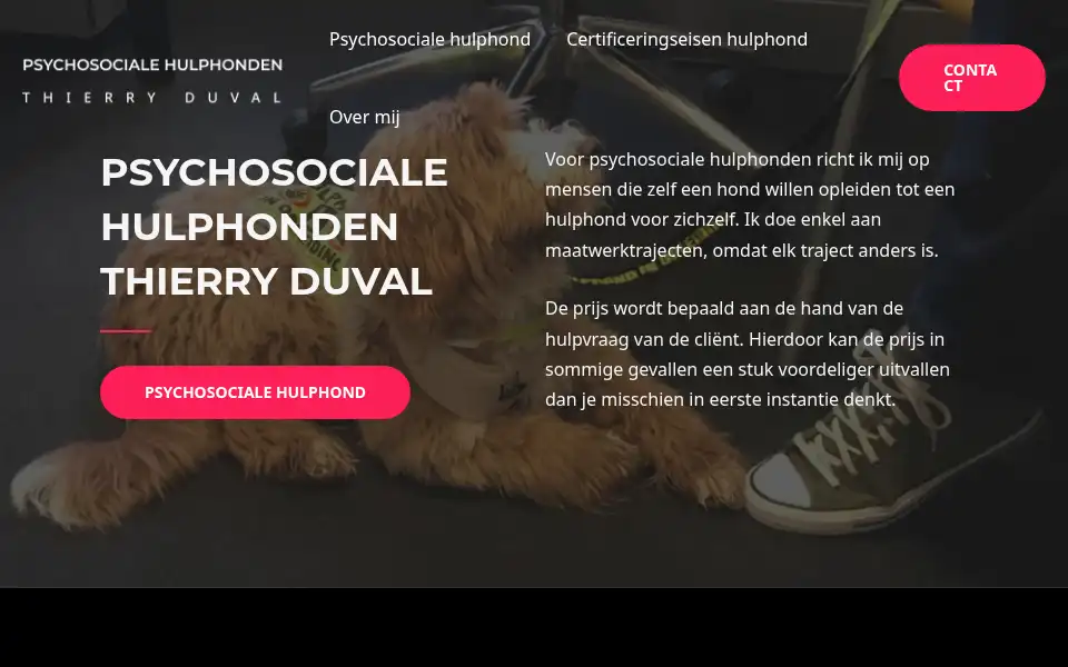 Screenshot of trainingenadviescentrum.nl