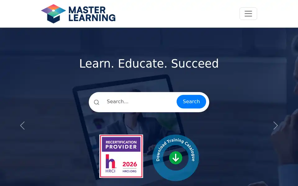 Screenshot of traininng.com